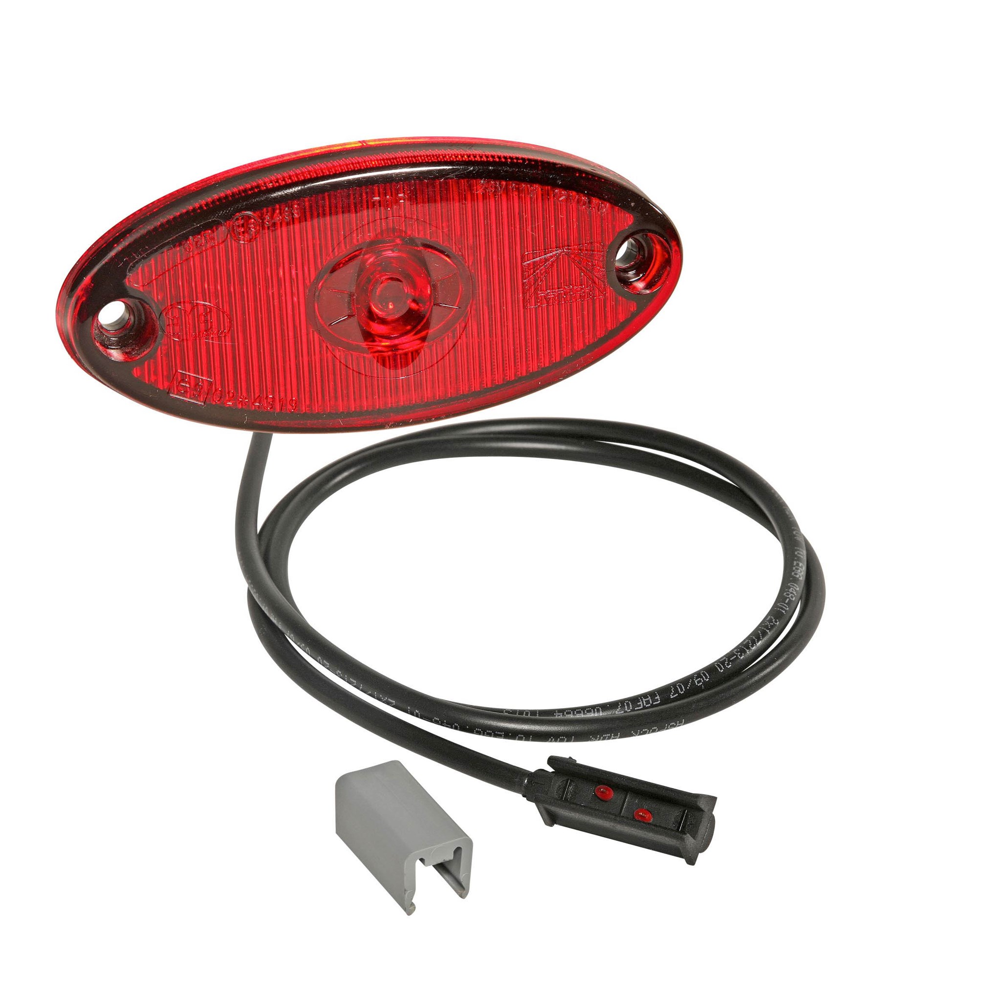 Image de Umrissleuchte LED 24V rot FLATPOINT 2 31-6404-127 ohne Reflektor Aspöck Kabel 3,5 m 
