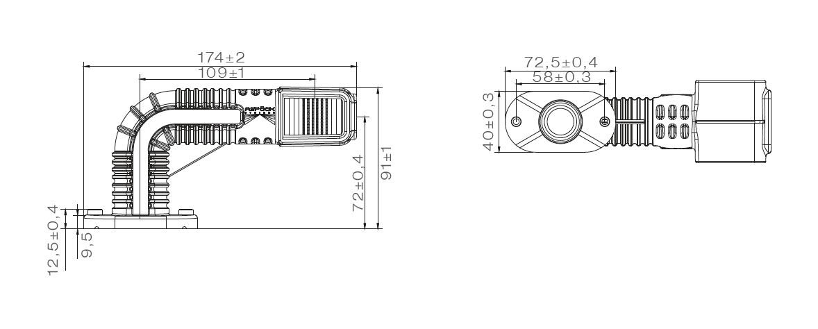 Imagen de 31-3109-137 Aspöck Superpoint IV LED links, Earpoint DC 1000mm 12V/24V