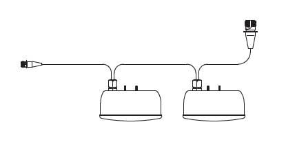 Immagine di 87-3080-001 Aspöck 3-Kammerleuchte LED rechts 7pol. AMP 0,90m + 2pol. Superseal 1,00m