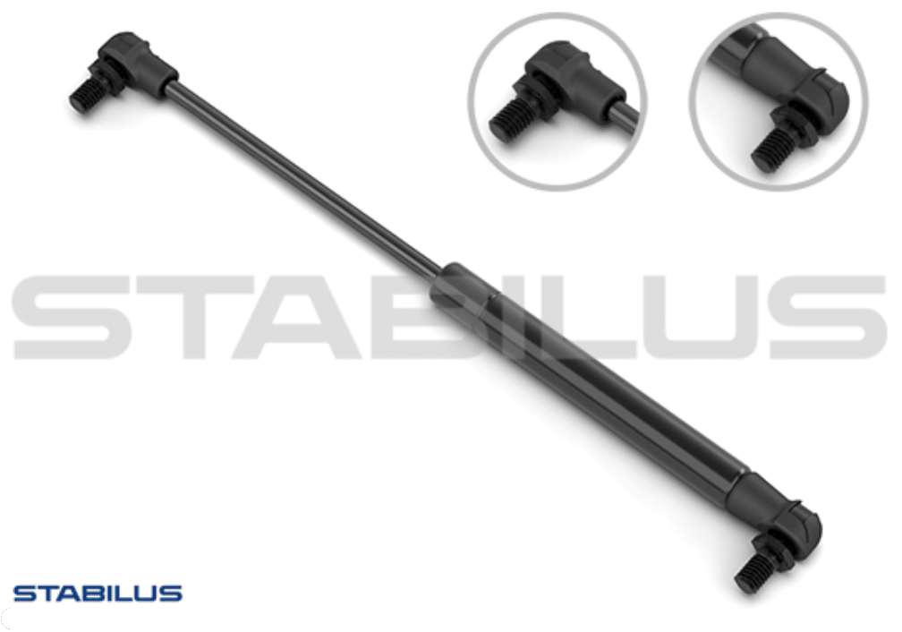 Bild von Gasfeder Stabilus Lift-o-MAT 5075DQ 0100N Länge 375,5  Ersetzt  6539IL Gelenk 8 mm